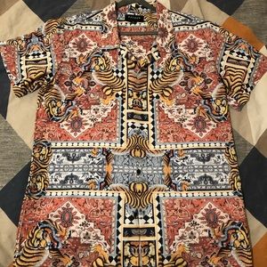 Pacsun tiger Pattern shirt brand new